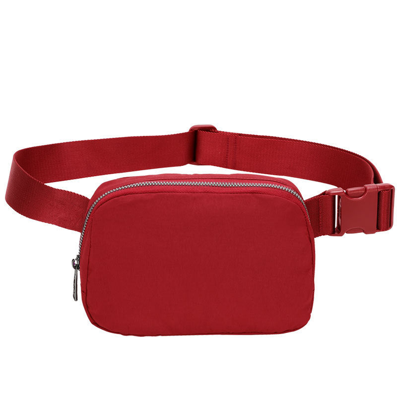 Wholesale Waist bag nylon waterproof chest bag outdoor sports running mobile phone bag versatile crossbody men and women